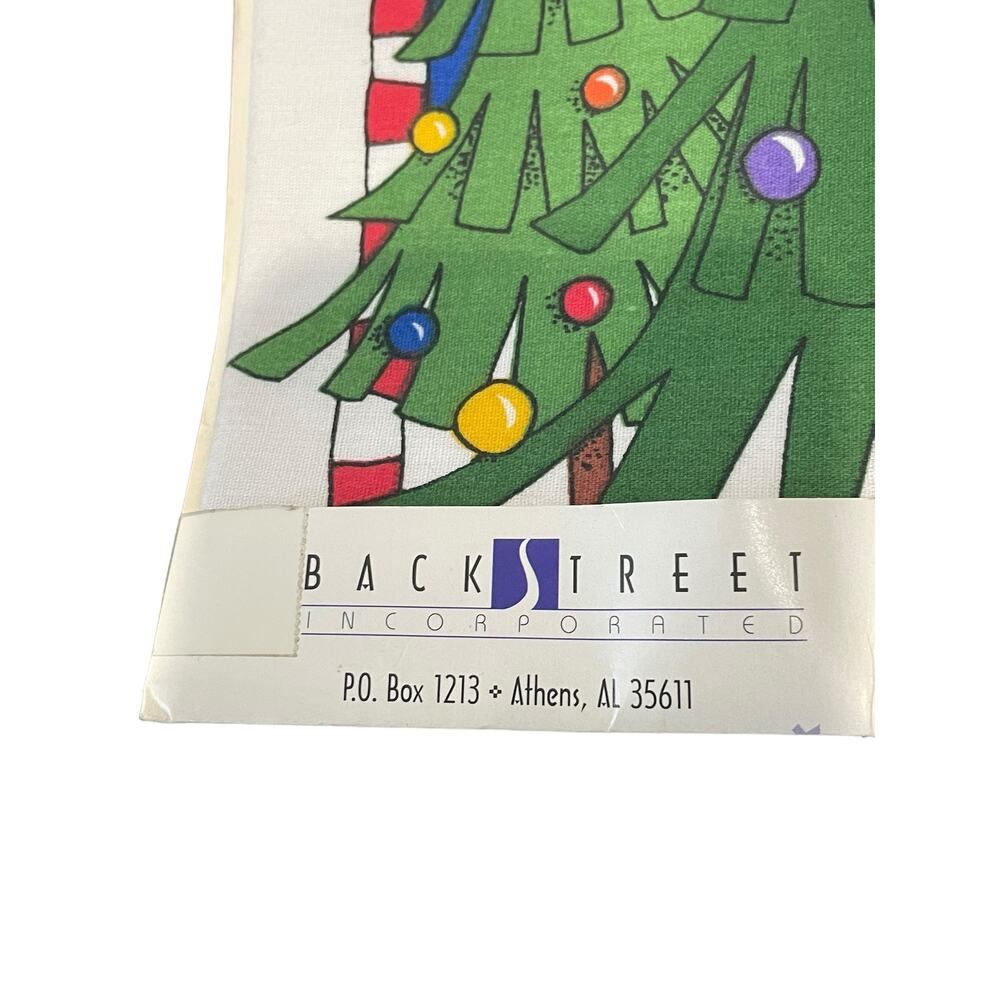 Patrick Lose Design Whimsical Christmas Tree Easy No Sew Fabric Applique 1994 - Picture 6 of 8